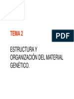 Estructura y Organizacion de Material Genetico