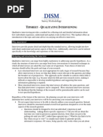 Qualitative Interview Protocol Template | PDF | Interview