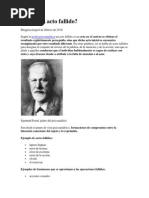 Qué Es Un Acto Fallido