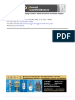 PC control and data processing in relation with a standalone laser beam analyzer