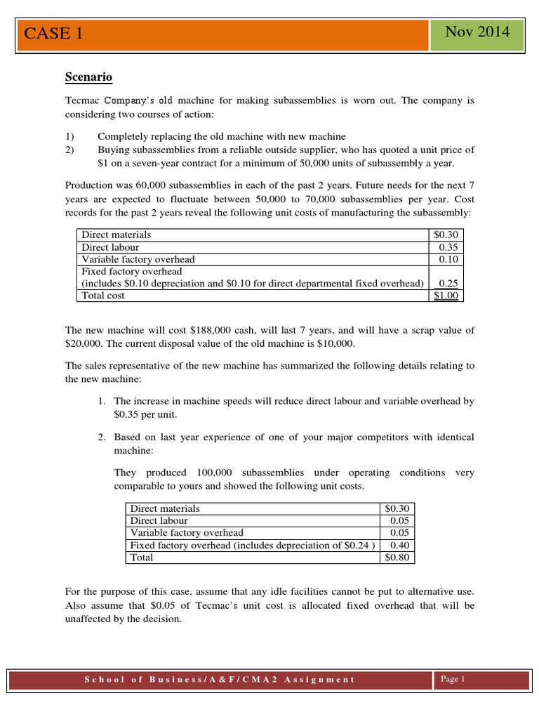 Case 1 PDF | PDF