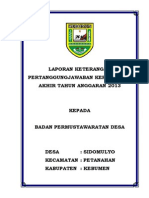 LKPJ Akhir Tahun Anggaran 2013 PDF