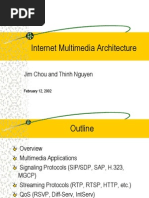 Internet Multimedia Architecture: Jim Chou and Thinh Nguyen