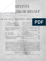 Rev Fundatiilor Regale - 1939 - 05, 1 Mai Revista Lunara de Literatura, Arta Si Cultura Generala