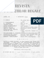 Rev Fundatiilor Regale - 1939 - 08, 1 Aug Revista Lunara de Literatura, Arta Si Cultura Generala