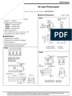 PC814 Series: AC Input Photocoupler