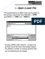MIKE View - Open (Load) File: Mouse