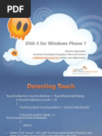 XNA For Windows Phone
