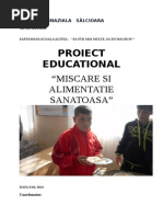 Proiect-Miscare Si Alimentatie Sanatoasa