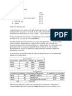 Costeo y Precio de Aroz Con Leche