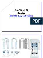 Cmos Vlsi Design: MOSIS Layout Rules