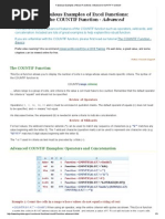 Fabulous Examples of Excel Functions - Advanced COUNTIF Function!