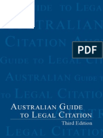 Australian Guide to Legal Citation