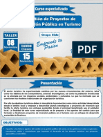 Curso Gestion Proyectos Turismo Snip