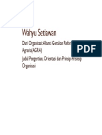 Orientasi Dan Prinsip Orgaisasi