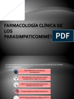 Farmacología Clínica de Los Parasimpaticomiméticos