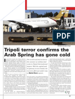 Tripoli Terror Confirms The Arab Spring Has Gone Cold: Air Transport