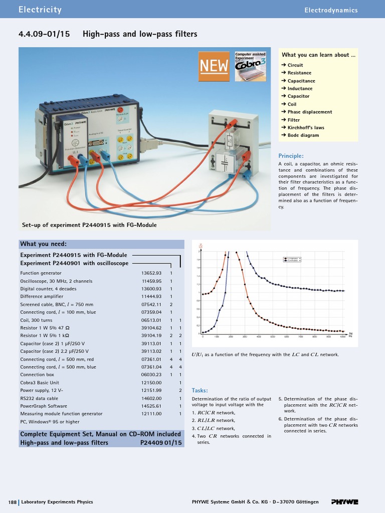 High-Pass and Low-Pass Filters | PDF | Electronic Filter | Low Pass Filter