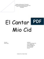 El Cantar Del Mio Cid