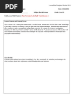 Plate Tectonics Lesson Plan 2