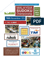 5th Msia Sudoku Championship Brochure