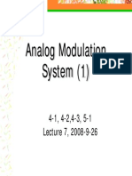 Principles of Analog Modulation Lecture