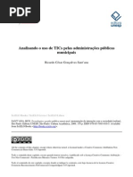 Ricardo C.G. Sant’Ana - Analisando o Uso de TICs Pelas Administrações Públicas Municipais.