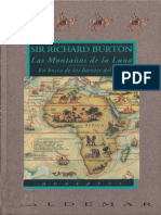 CIENCIAS SOCIALES - Burton. Sir Richard - Las Montañas de La Luna. en Busca de Las Fuentes Del Nilo