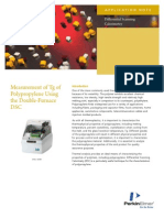 Measurement of Tg of Polypropylene Using the Double Furnace DSC