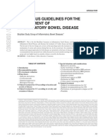 Concenso brasileiro de Doença inflamatoria intestinal