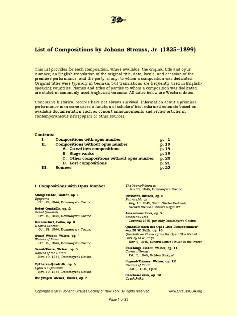 Johann Strauss Jr - 