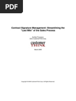 Download E-Signature Electronic Signature Contract Signature Management WhitePaper by CustomerThink by EchoSign SN2462856 doc pdf
