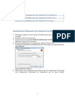 Instalacion de Mathematica for Students 8