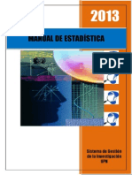 Manual de Estadística 2013