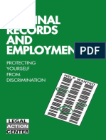 Criminal Records Employment 2013