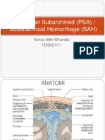 Perdarahan Subarchnoid (PSA)