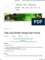 Download Tata Cara Shalat Tahajud Dan Dhuha _ Fatwa Tarjih Muhammadiyah by shrimp24 SN246304493 doc pdf
