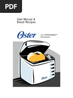 User Manual & Bread Recipes: 2 Lb. Expressbake™ Breadmaker