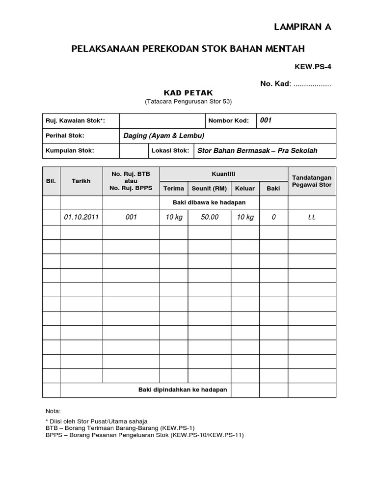Lampiran a kew ps 4 pdf