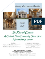 St. Rita Parish Bulletin 11/9/2014