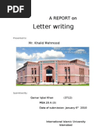 Download Letter Writing Project by sahil Ali Khan SN24631442 doc pdf