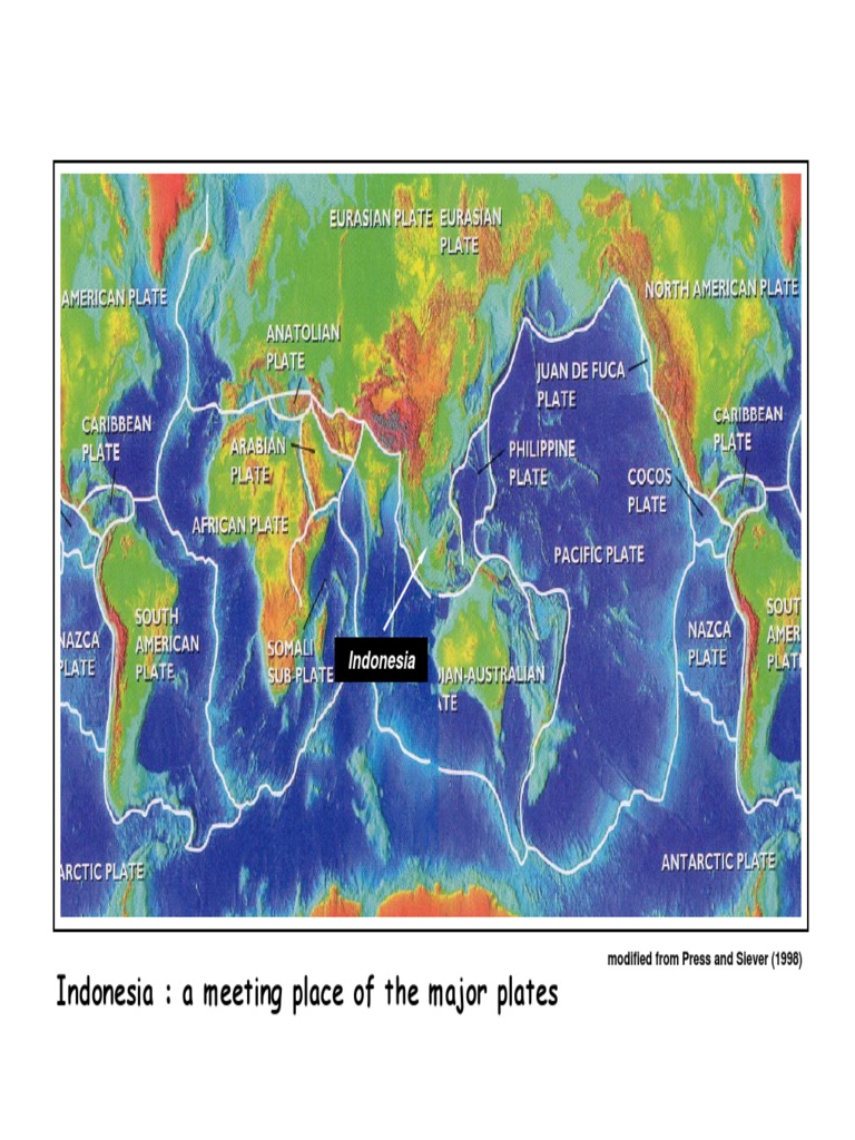 Tectonic Map and Boundaries of Indonesia | PDF | Geology | Tectonics
