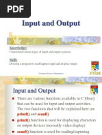 Slide 05 - Input and Output