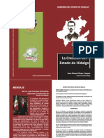 La Creación Del Estado de Hidalgo. Juan Manuel Menes Llaguno