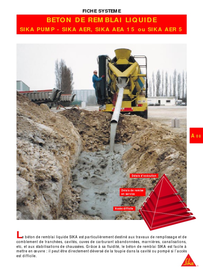 Beton de Remblai Liquide | PDF