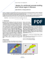 Researchpaper Optimization Study Design of A Reinforced Concrete Building in The Seismic Critical Region in Morocco