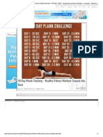 30 Day Plank Challeng - ... Otivation & Inspiration