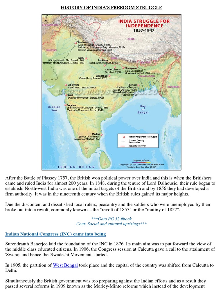 History of India | PDF | Indian National Congress | Mahatma Gandhi