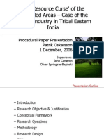 The 'Resource Curse' of The Scheduled Areas - Case of The Bauxite Industry in Tribal Eastern India