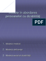 Modele in Abordarea Dizabilitatii